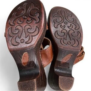 Born Brown Leather Sandals